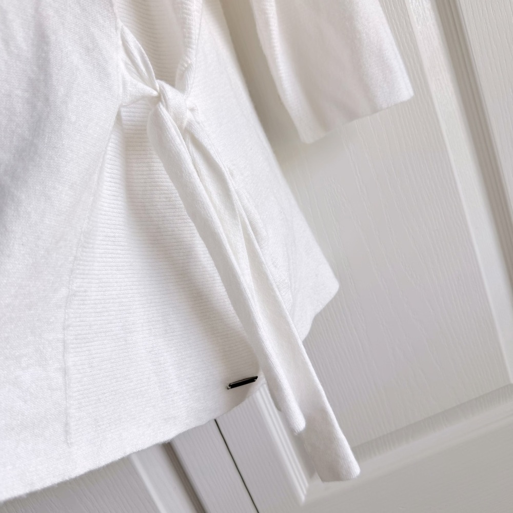 Picadilly Side Tie Rib Knit Top - Picture 5 of 8